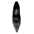Load image into Gallery viewer, Manolo Blahnik Gunmetal Anthracite Pointed Toe Patent Leather Pumps