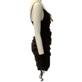 Load image into Gallery viewer, Christopher Esber Brown Ruched Mini Dress