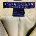 Load image into Gallery viewer, Ralph Lauren Collection RARE Beige Distressed Leather Jacket
