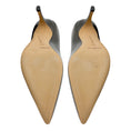 Load image into Gallery viewer, Manolo Blahnik Gunmetal Anthracite Pointed Toe Patent Leather Pumps