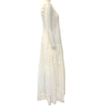 Load image into Gallery viewer, THE GREAT. White Eyelet Crochet The Soleil Maxi Dress