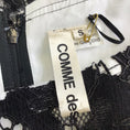 Load image into Gallery viewer, Comme des Garcons Black / White Sleeveless Lace Midi Dress
