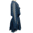 Load image into Gallery viewer, MISA Los Angeles Blue Valencia Tile Lorena Mini Dress