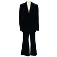 Load image into Gallery viewer, Akris Black Velvet Jacket and Pants Suit Set