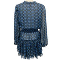 Load image into Gallery viewer, MISA Los Angeles Blue Valencia Tile Lorena Mini Dress