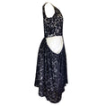 Load image into Gallery viewer, Comme des Garcons Black / White Sleeveless Lace Midi Dress
