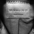 Load image into Gallery viewer, AllSaints Black Elora Cropped Lamb Leather Biker Jacket