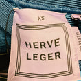 Load image into Gallery viewer, Herve Leger Blue Eclipse Combo Riley Ombre Stretch Bandage Mini Skirt