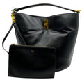 Load image into Gallery viewer, Celine Black Leather Bucket 16 Bag
