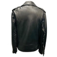Load image into Gallery viewer, Michael Kors Collection Black Lamb Leather Moto Zip Jacket