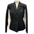 Load image into Gallery viewer, Ferragamo Black Tailored Two Way Wool Suit Jacket