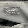 Load image into Gallery viewer, Chanel Vintage Black Quilted Caviar Leather CC Logo Embossed Small Tote Handbag with Gold Hardware