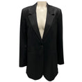 Load image into Gallery viewer, Fabiana Filippi Black Wool Twill Blazer