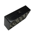Load image into Gallery viewer, Chanel Black / Cream Camellia and Pearl Embellished Lucite Clutch Bag with Chain Strap