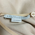 Load image into Gallery viewer, Stella McCartney Champagne Beige Desert Draped Back Sleeveless Dress