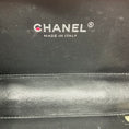 Load image into Gallery viewer, Chanel Black / Cream Camellia and Pearl Embellished Lucite Clutch Bag with Chain Strap
