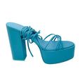 Load image into Gallery viewer, Paris Texas Light Blue Turquoise Malena High Sandals