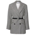 Load image into Gallery viewer, Veronica Beard Black / Off-White Hutchinson Houndstooth Dickey Jacket
