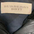 Load image into Gallery viewer, Burberry Brit Black Shearling Lined Leather Jacket with Fur Trimmed Hood