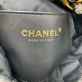 Load image into Gallery viewer, Chanel 2022 Black / White / Gold Hardware Camellia Hobo Bag