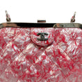 Load image into Gallery viewer, Chanel Pink Patent Leather Holographic Matelasse Satchel