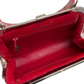 Load image into Gallery viewer, Chanel Pink Patent Leather Holographic Matelasse Satchel