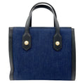 Load image into Gallery viewer, Gucci Dark Blue Denim Pearl Embellishment Tiger Embroidered Tote Bag