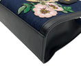 Load image into Gallery viewer, Gucci Dark Blue Denim Pearl Embellishment Tiger Embroidered Tote Bag