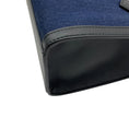 Load image into Gallery viewer, Gucci Dark Blue Denim Pearl Embellishment Tiger Embroidered Tote Bag