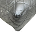 Load image into Gallery viewer, Chanel Vintage Silver Lambskin Drawstring Satchel with Tortoise Circle Handles