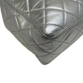 Load image into Gallery viewer, Chanel Vintage Silver Lambskin Drawstring Satchel with Tortoise Circle Handles