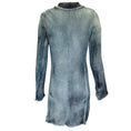 Load image into Gallery viewer, Avant Toi Teal Long Sleeved Button-front Linen Knit Long Cardigan Sweater

