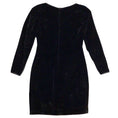 Load image into Gallery viewer, Valentino Boutique Vintage Black / Pink Satin Bow Detail Long Sleeved V-Neck Velvet Dress