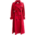 Load image into Gallery viewer, Sacai Red Cotton Trench Coat
