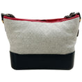Load image into Gallery viewer, Chanel 2017 Red / Grey / Black Wool and Leather Quilted Gabrielle Bag