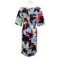 Load image into Gallery viewer, Dries van Noten Light Blue Multi Printed Midi Dress