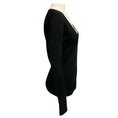Load image into Gallery viewer, Gabriela Hearst Black Alexandrite Long Sleeved Button Front Knit Cardigan Sweater