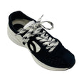 Load image into Gallery viewer, Chanel Black / White 2022 CC Logo Suede and Technical Fabric Low Top Sneakers