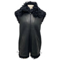 Load image into Gallery viewer, Akris Navy Reversible Lamb Fur and Lambskin Leather Vest