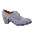 Load image into Gallery viewer, The Office of Angela Scott Lavender Suede Lace-Up Oxford Shoes