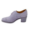 Load image into Gallery viewer, The Office of Angela Scott Lavender Suede Lace-Up Oxford Shoes