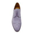Load image into Gallery viewer, The Office of Angela Scott Lavender Suede Lace-Up Oxford Shoes