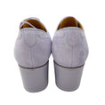 Load image into Gallery viewer, The Office of Angela Scott Lavender Suede Lace-Up Oxford Shoes