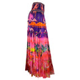 Load image into Gallery viewer, Camilla Pink / Purple Multi Flight of the Flamingo Sheer Tiered Maxi Skirt
