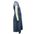 Load image into Gallery viewer, Mr & Mrs Italy Slate Blue Cotton Stretch Midi Dress