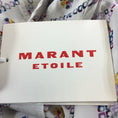Load image into Gallery viewer, Isabel Marant Etoile White Multi Berangere Print Long Sleeved Crepe Top in Ecru
