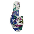 Load image into Gallery viewer, Dolce & Gabbana White / Pink / Purple Multi Floral Print Bianca Interlock Slide Sandal