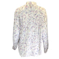 Load image into Gallery viewer, Isabel Marant Etoile White Multi Berangere Print Long Sleeved Crepe Top in Ecru