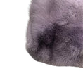 Load image into Gallery viewer, Valentino Lilac Ombre Effect Mink Fur Tote Handbag with Shoulder Strap and Embossed Leather Trim