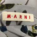 Load image into Gallery viewer, Marni Grey Multi Olive Print Silk Dress